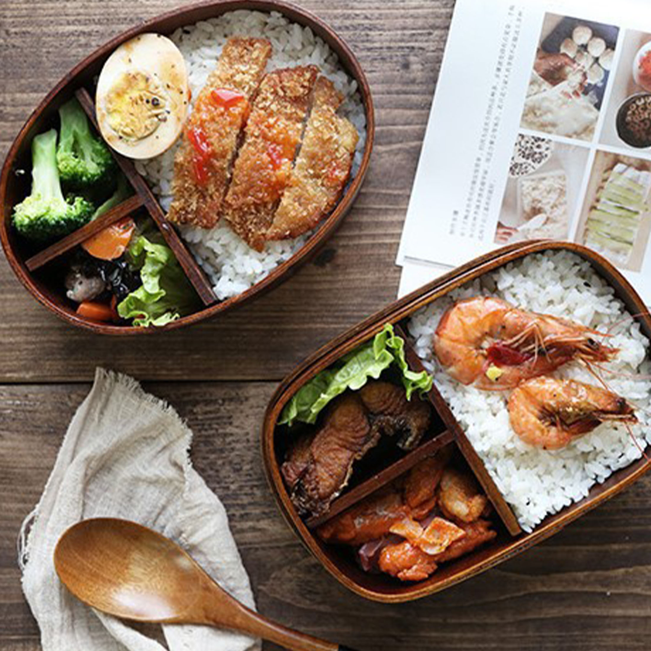 Japanese Style Wooden Lunch Bo - Baby Food Japanese incelemesi ve fiyatı