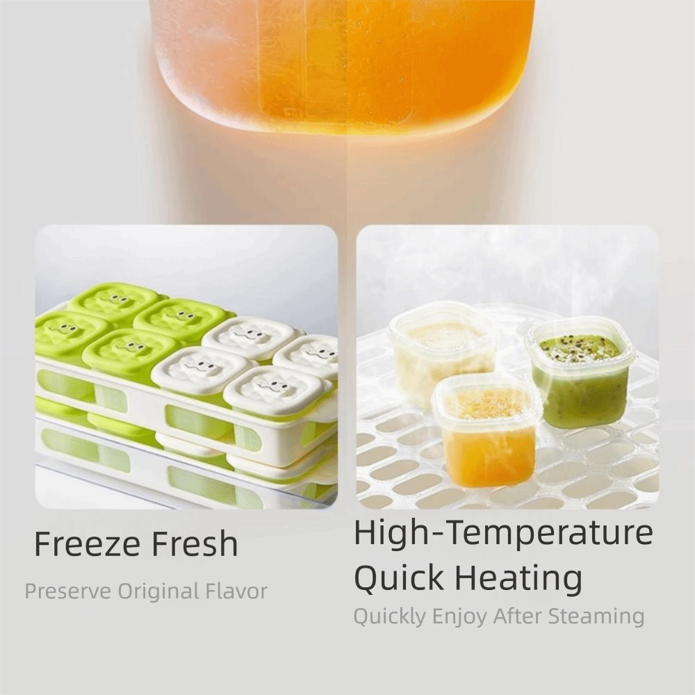 3/4/6 Grid Design Baby Food Fr - Baby Food Freezer Tray incelemesi ve fiyatı