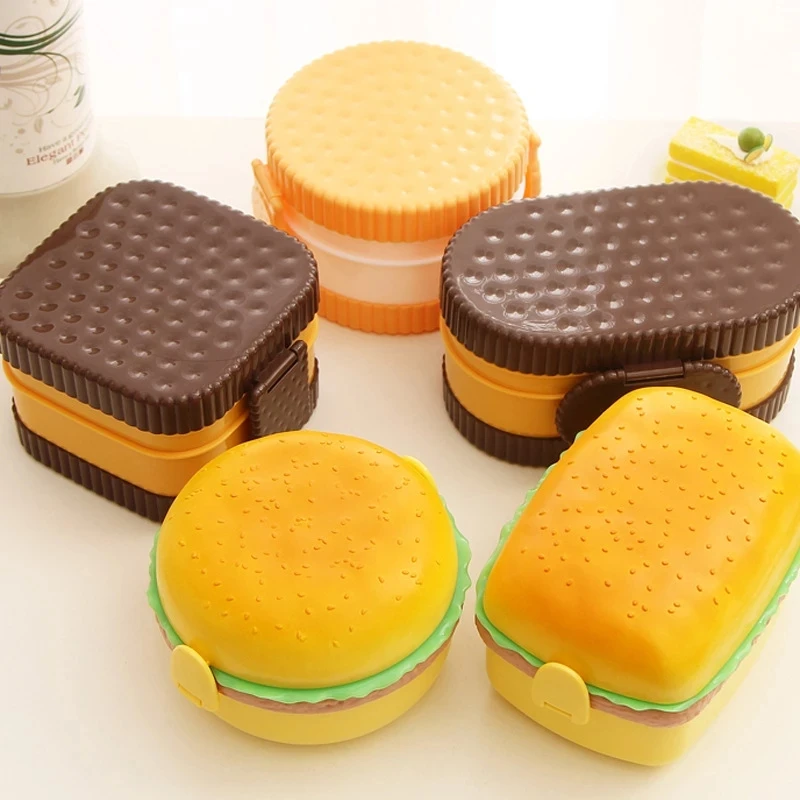 Hamburger Lunch Box Double Tie - Weaning Spoon Set incelemesi ve fiyatı
