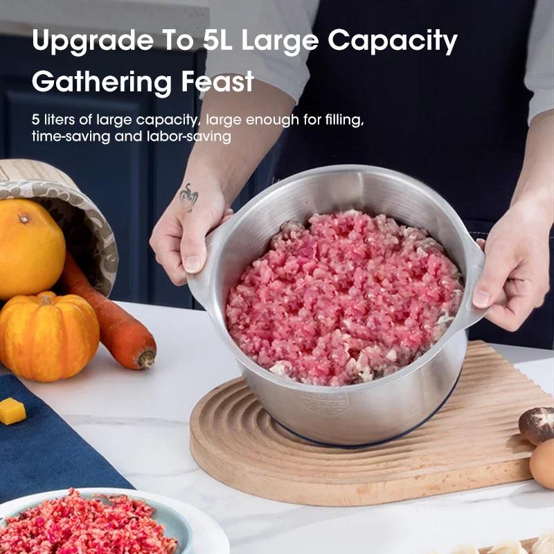 5L Electric Meat Grinders 304  - Baby Food With Meat incelemesi ve fiyatı