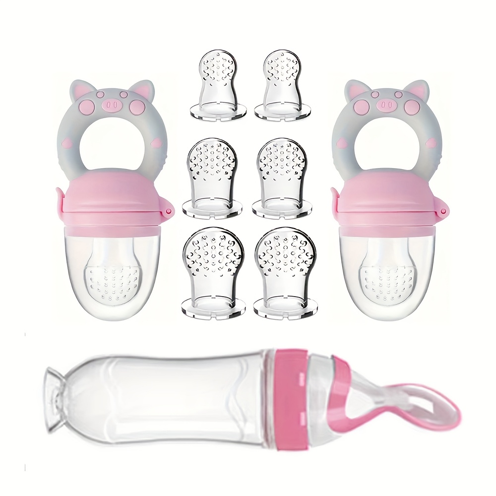 9pcs Feeding Cutlery:1 Silicon - Baby Food Dispensing Spoon incelemesi ve fiyatı