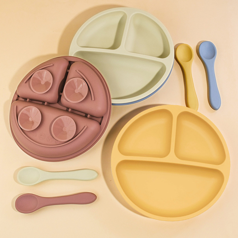 5Pcs Silicone Baby Feeding Set - Baby Food Dispensing Spoon incelemesi ve fiyatı