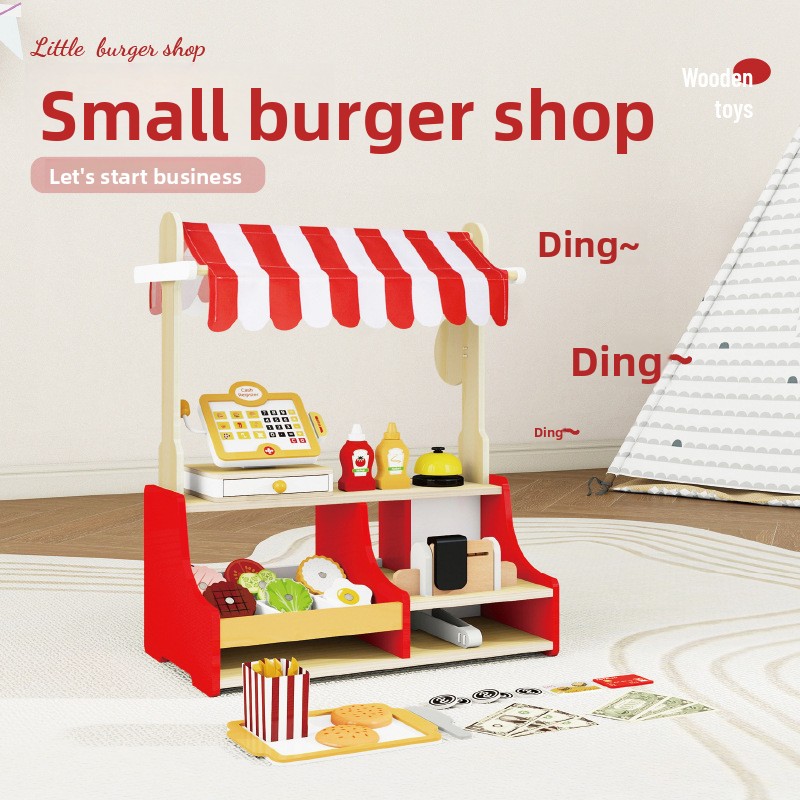 Children Toy Puzzle Wood Hambu - Baby Food Restaurant incelemesi ve fiyatı