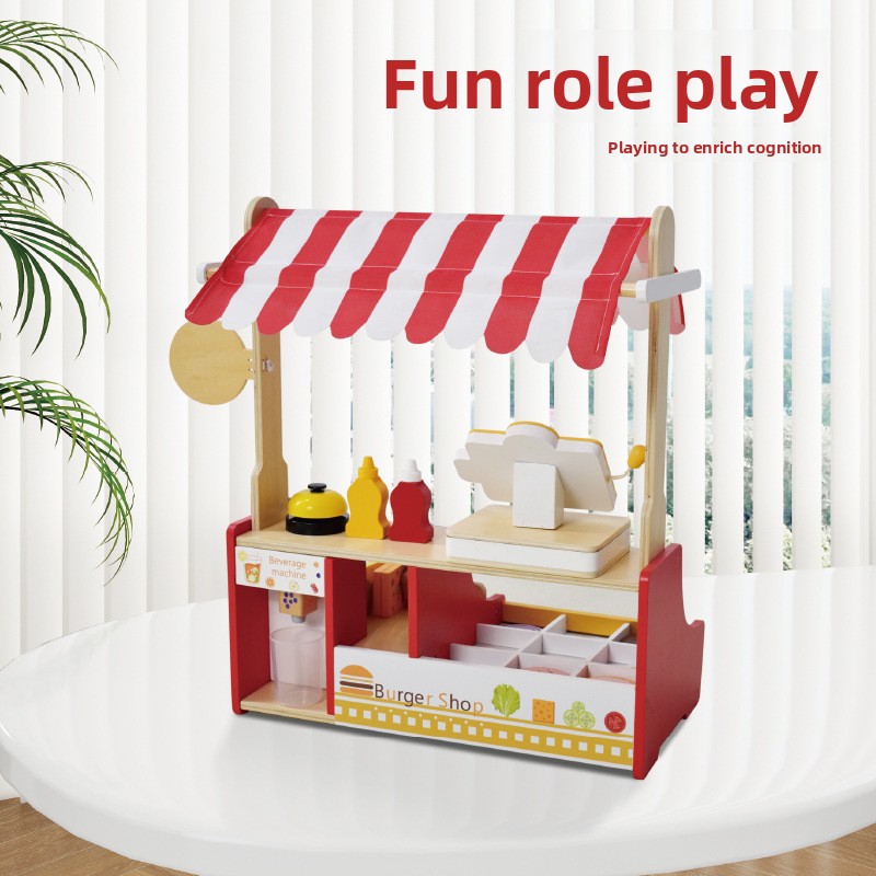 Children Toy Puzzle Wood Hambu - Baby Food Restaurant incelemesi ve fiyatı