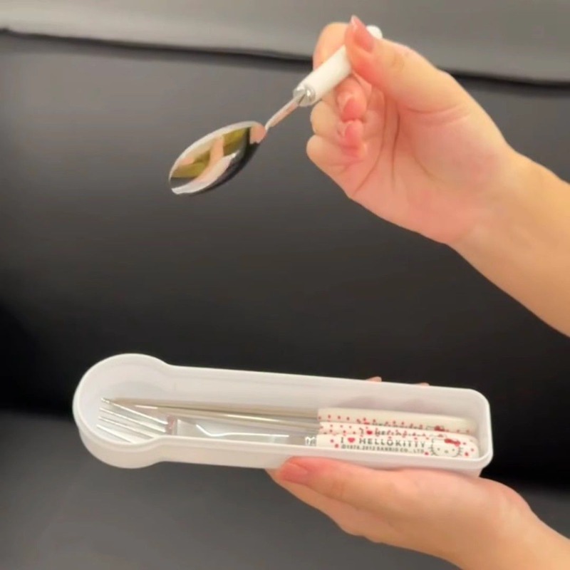 Sanrio Hello Kitty Three Piece - Weaning Spoon Set incelemesi ve fiyatı